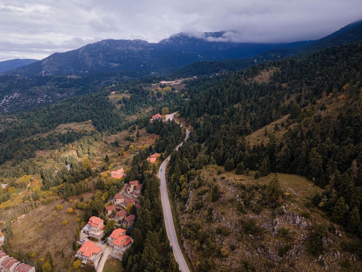 Parnassus Dreamwood Chalet Eptálofos Esterno foto